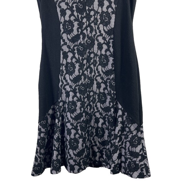 Maeve Anthropologie Sirena Dress Size Small Knit Lace Trim Swingy - Picture 8 of 15